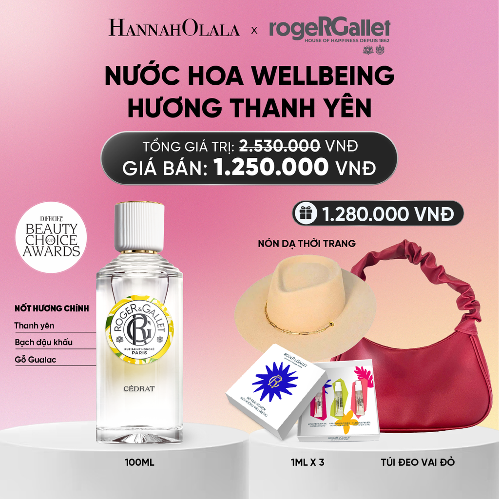  NƯỚC HOA WELLBEING ROGER&GALLET 100ML_A682 