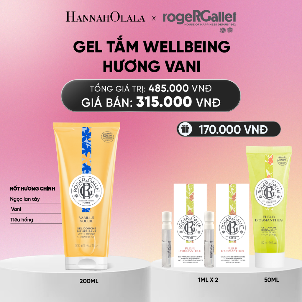  GEL TẮM 200ML ROGER&GALLET_A661 