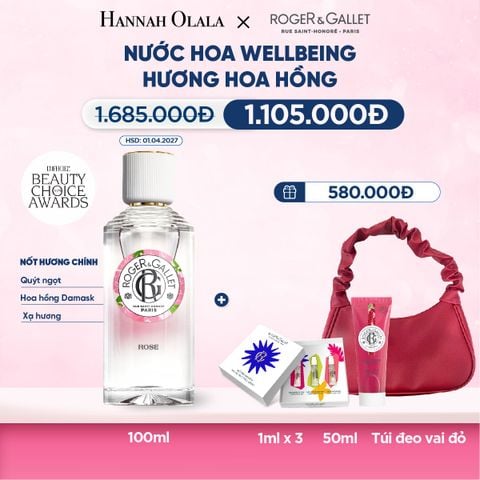  DEAL 2: NƯỚC HOA WELLBEING ROGER&GALLET 100ML 