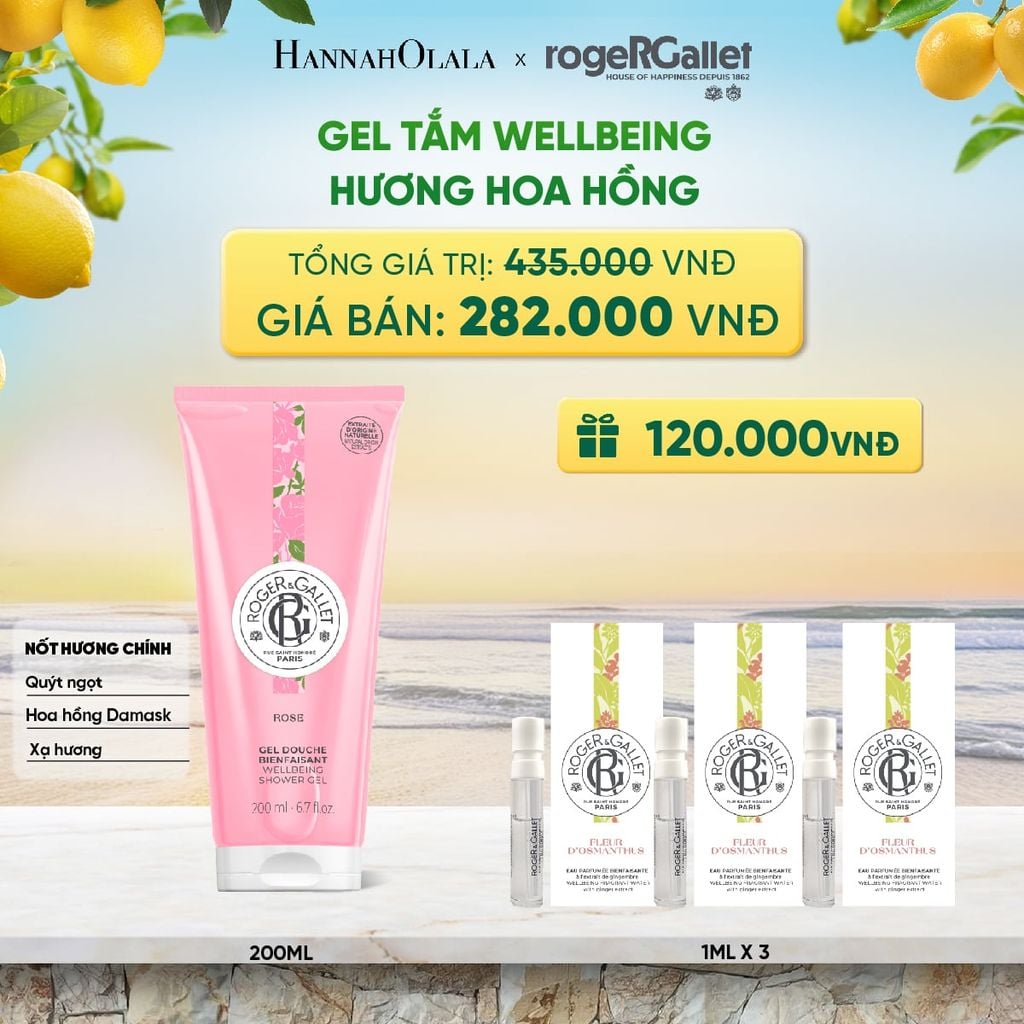  GEL TẮM 200ML ROGER&GALLET 