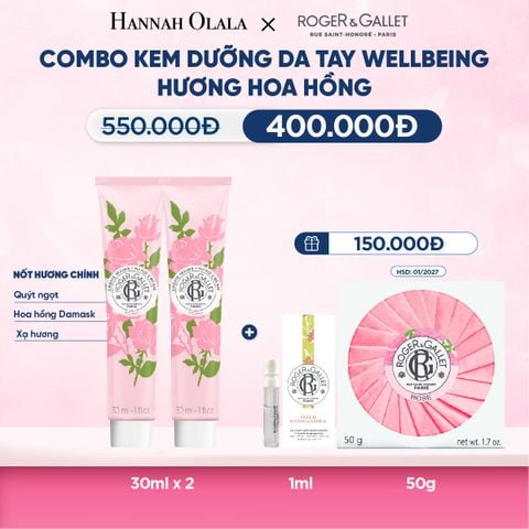  Deal 7: COMBO 2 KEM DƯỠNG DA TAY ROGER&GALLET 30ML 