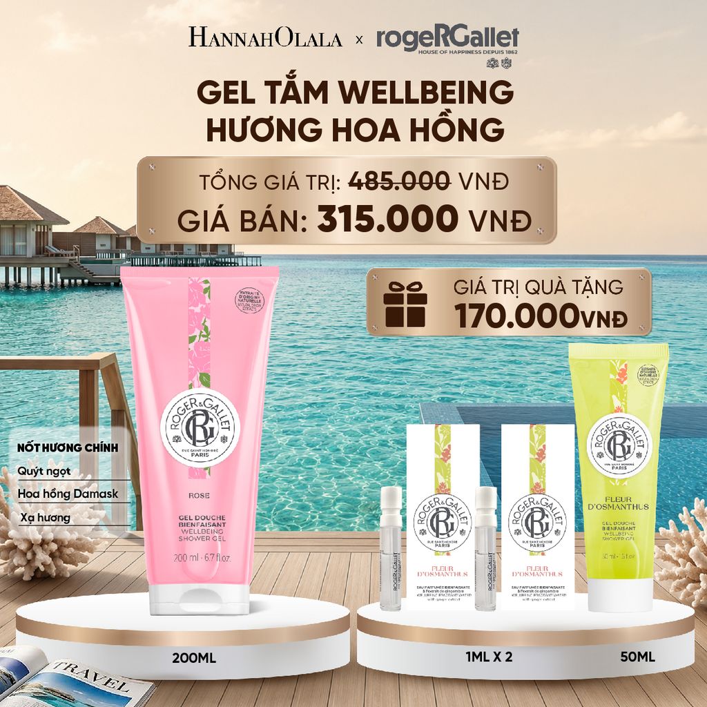  GEL TẮM 200ML ROGER&GALLET_ D920 