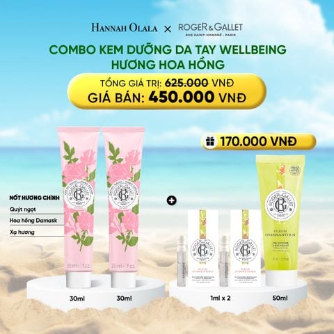  DEAL 4: COMBO 2 KEM DƯỠNG DA TAY ROGER&GALLET 30ML 