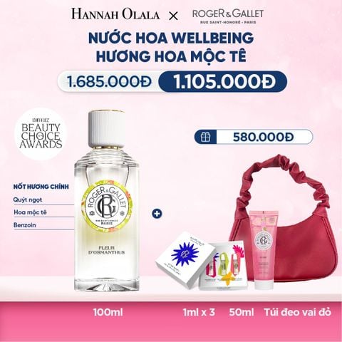  M26_DEAL 2: NƯỚC HOA WELLBEING ROGER&GALLET 100ML 