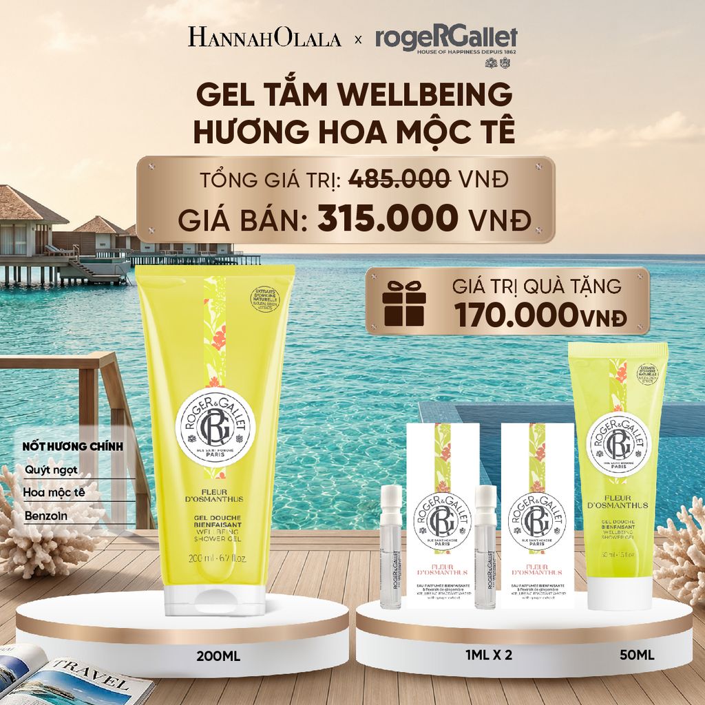  GEL TẮM 200ML ROGER&GALLET_ D920 