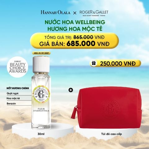  DEAL 3: NƯỚC HOA WELLBEING ROGER&GALLET 30ML 