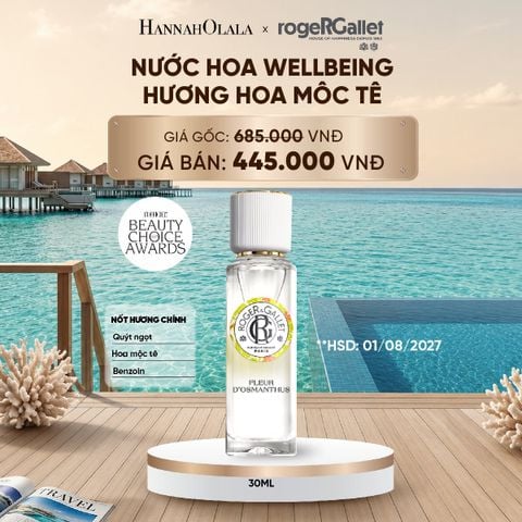  NƯỚC HOA WELLBEING ROGER&GALLET 30ML_ D2240 