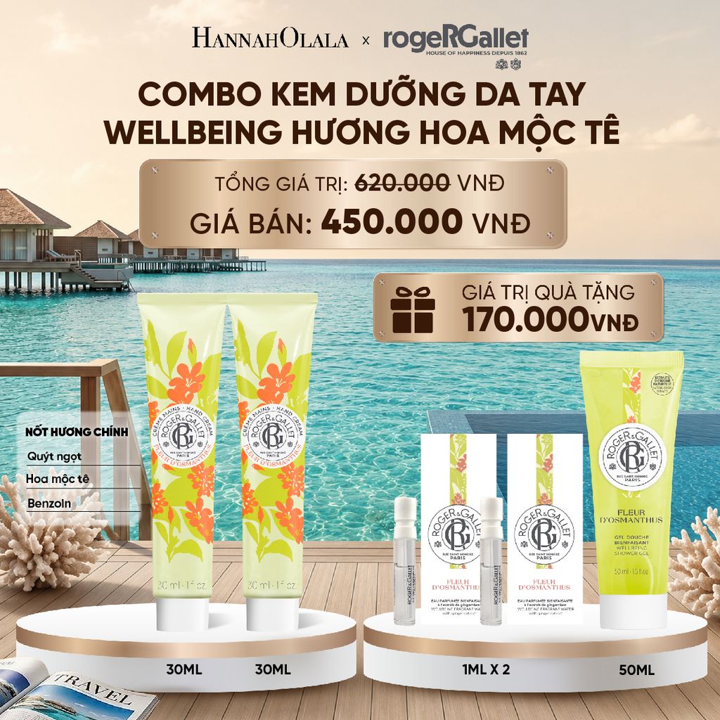  COMBO 2 KEM DƯỠNG DA TAY ROGER&GALLET 30ML_ D2165 