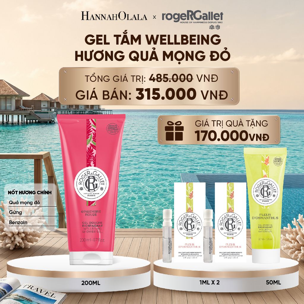  GEL TẮM 200ML ROGER&GALLET_ D920 