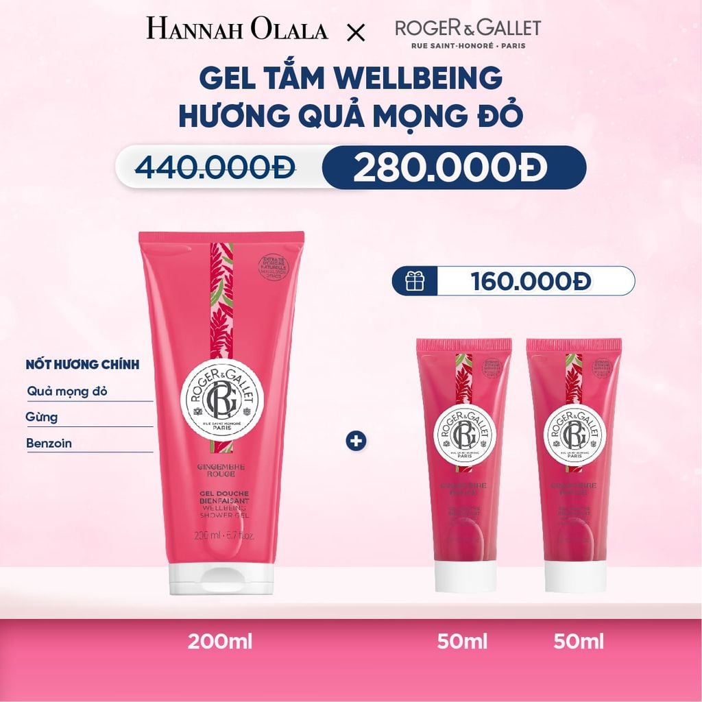  DEAL 1: GEL TẮM 200ML ROGER&GALLET 