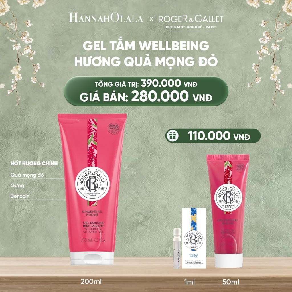  DEAL 1: GEL TẮM 200ML ROGER&GALLET 