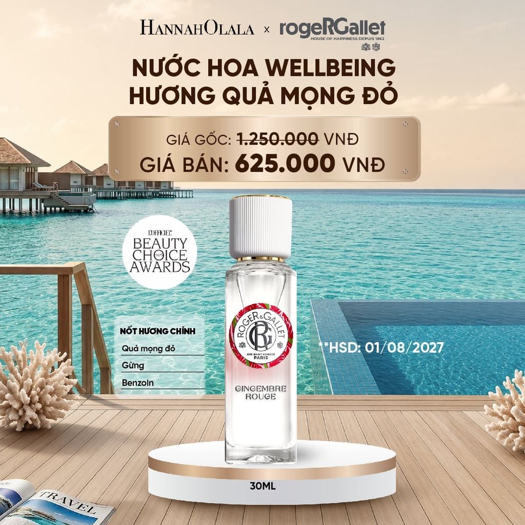  NƯỚC HOA WELLBEING ROGER&GALLET 30ML_ D2240 