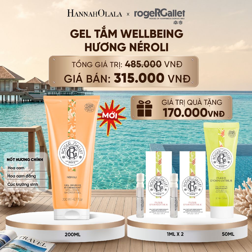  GEL TẮM 200ML ROGER&GALLET_ D920 