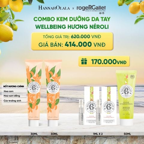  COMBO 2 KEM DƯỠNG DA TAY ROGER&GALLET 30ML 