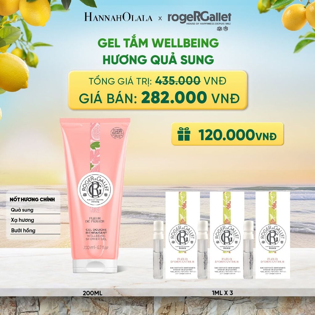  GEL TẮM 200ML ROGER&GALLET 