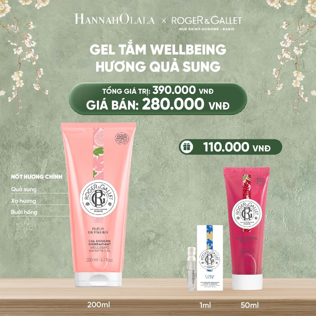  DEAL 1: GEL TẮM 200ML ROGER&GALLET 