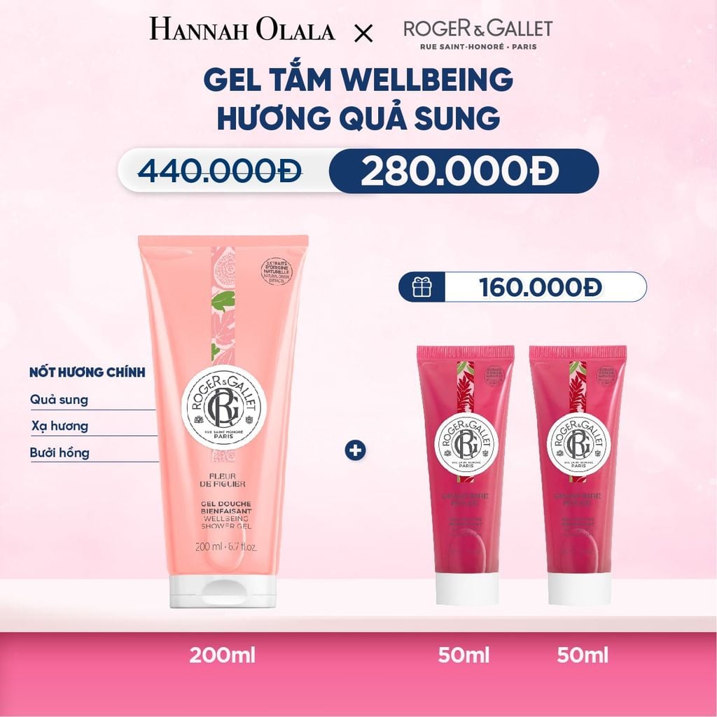  DEAL 1: GEL TẮM 200ML ROGER&GALLET 