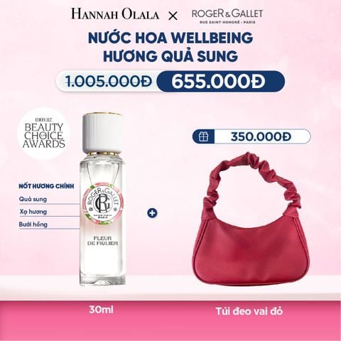  Deal 6: NƯỚC HOA WELLBEING ROGER&GALLET 30ML 