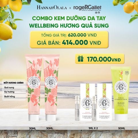  COMBO 2 KEM DƯỠNG DA TAY ROGER&GALLET 30ML 