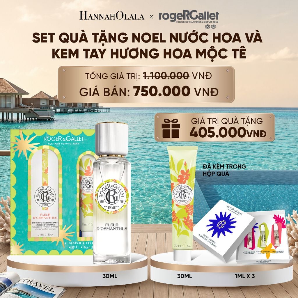  BỘ QUÀ TẶNG NƯỚC HOA WELLBEING 30ML VÀ KEM DƯỠNG TAY 30ML_ D2064 