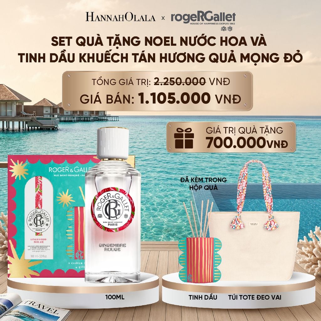  BỘ QUÀ TẶNG LỄ HỘI WELLBEING NƯỚC HOA 100ML VÀ TINH DẦU KHUẾCH TÁN_ D2137 