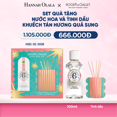  BỘ QUÀ TẶNG LỄ HỘI WELLBEING NƯỚC HOA 100ML VÀ TINH DẦU KHUẾCH TÁN 