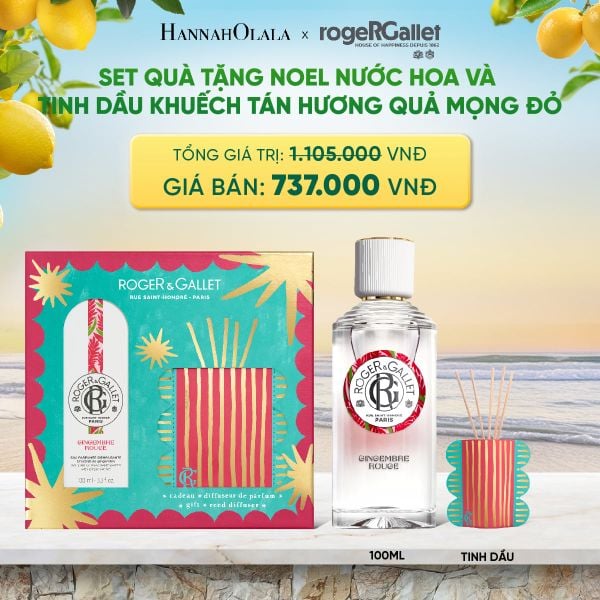  BỘ QUÀ TẶNG LỄ HỘI WELLBEING NƯỚC HOA 100ML VÀ TINH DẦU KHUẾCH TÁN 