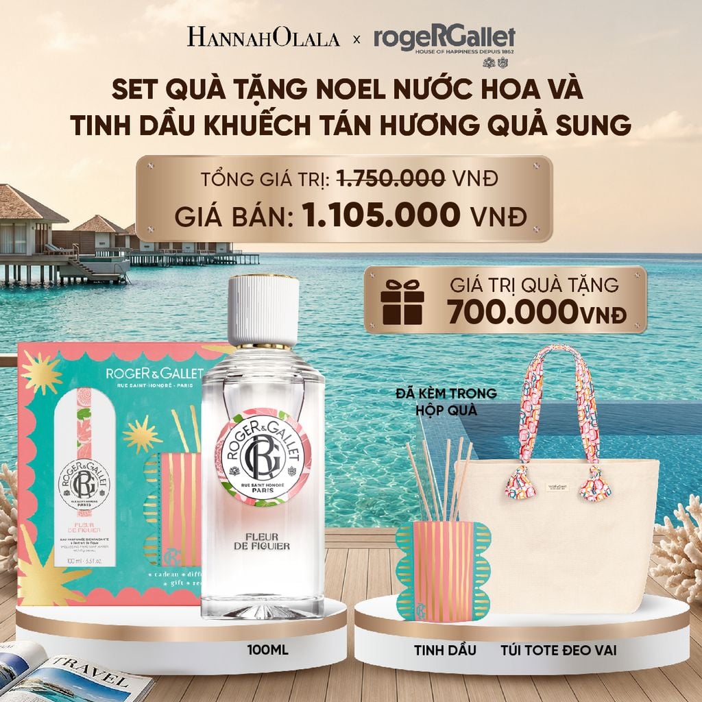  BỘ QUÀ TẶNG LỄ HỘI WELLBEING NƯỚC HOA 100ML VÀ TINH DẦU KHUẾCH TÁN_ D2137 