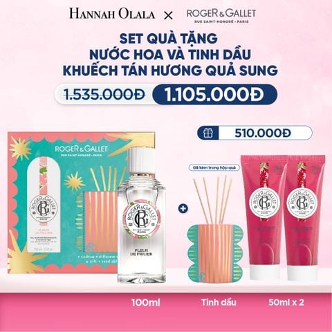  DEAL 5: BỘ QUÀ TẶNG LỄ HỘI WELLBEING NƯỚC HOA 100ML VÀ TINH DẦU KHUẾCH TÁN 