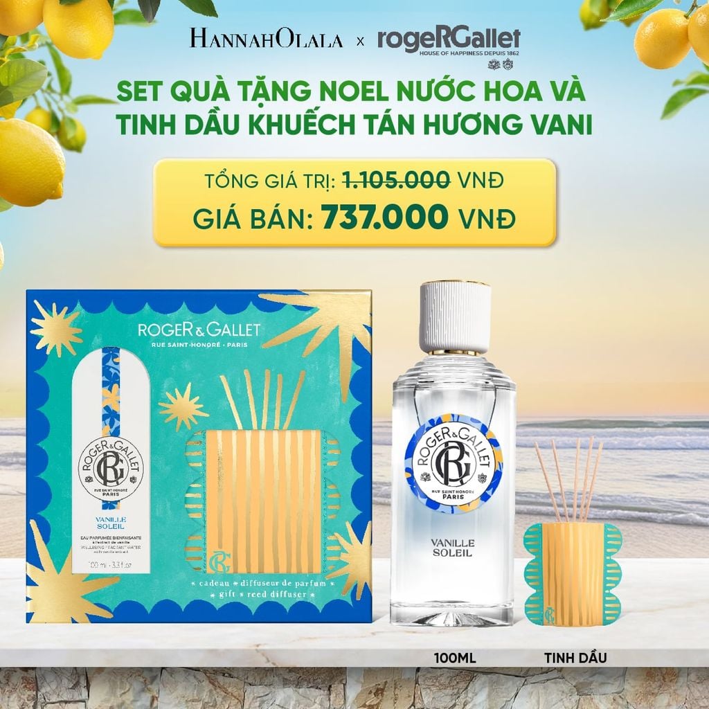  BỘ QUÀ TẶNG LỄ HỘI WELLBEING NƯỚC HOA 100ML VÀ TINH DẦU KHUẾCH TÁN 