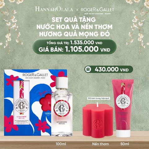  DEAL 4: BỘ QUÀ TẶNG WELLBEING NƯỚC HOA 100ML VÀ NẾN THƠM 2025 