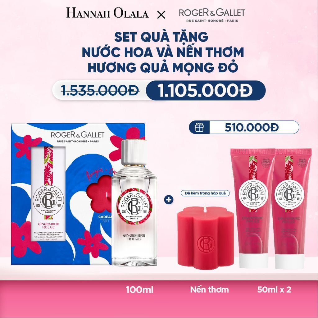  DEAL 4: BỘ QUÀ TẶNG WELLBEING NƯỚC HOA 100ML VÀ NẾN THƠM 2025 