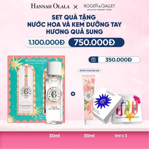  Deal 8: BỘ QUÀ TẶNG NƯỚC HOA WELLBEING 30ML VÀ KEM DƯỠNG TAY 30ml 