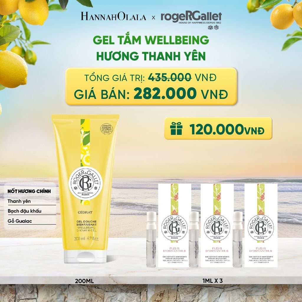  GEL TẮM 200ML ROGER&GALLET 
