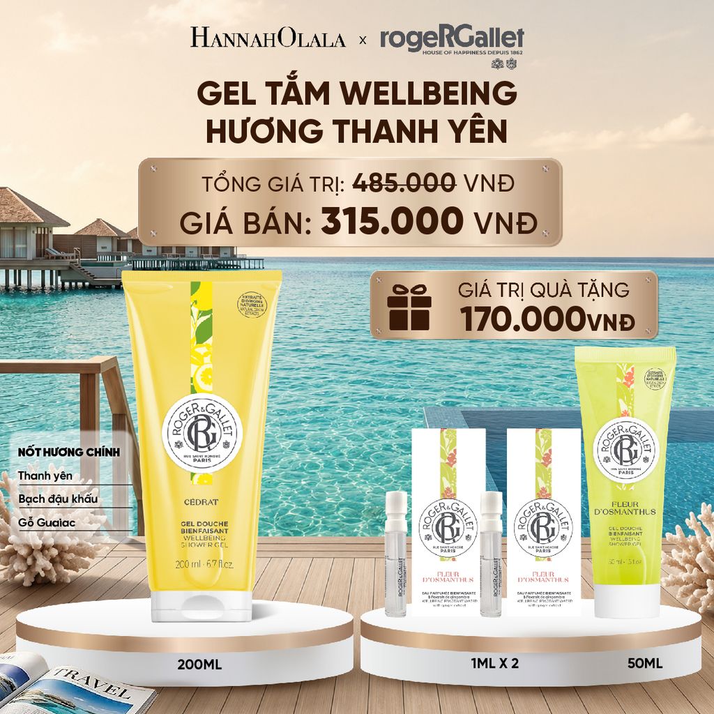  GEL TẮM 200ML ROGER&GALLET_ D920 
