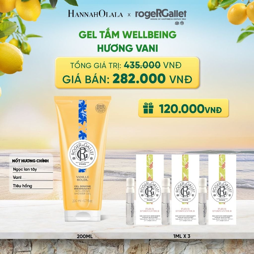  GEL TẮM 200ML ROGER&GALLET 