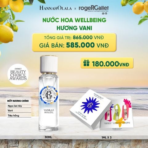  NƯỚC HOA WELLBEING ROGER&GALLET 30ML 