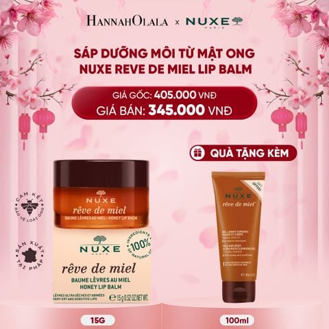  DEAL 7: SÁP DƯỠNG MÔI MẬT ONG NUXE LIP BALM 15G 