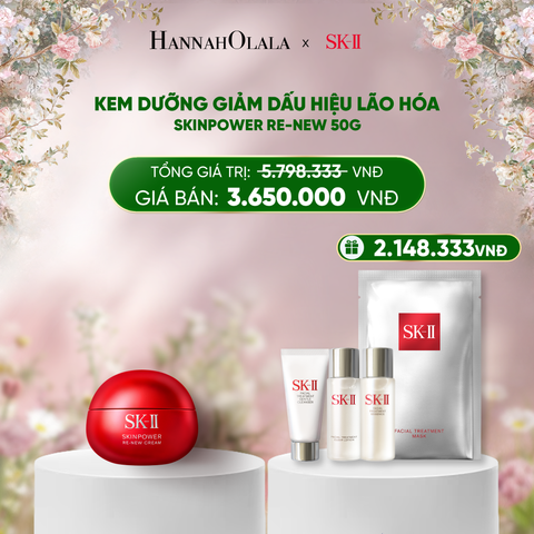  DEAL 4: KEM DƯỠNG GIẢM DẤU HIỆU LÃO HÓA SKINPOWER RE-NEW 50G 