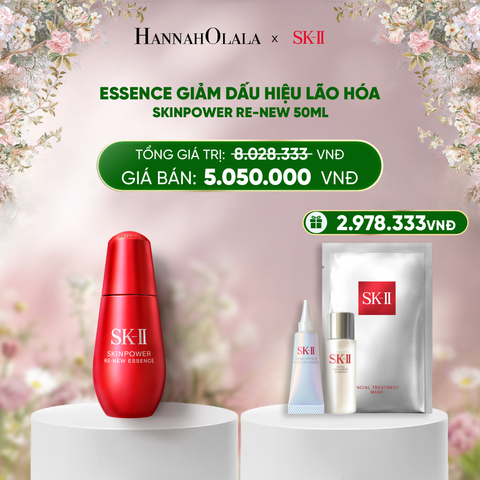  DEAL 11: ESSENCE GIẢM DẤU HIỆU LÃO HÓA SKINPOWER RE-NEW 50ML 