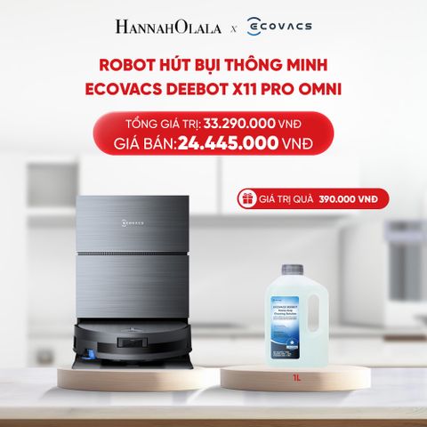  DEAL 8: ROBOT HÚT BỤI LAU NHÀ ECOVACS DEEBOT X11 PRO OMNI 