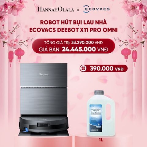  DEAL 5: ROBOT HÚT BỤI LAU NHÀ ECOVACS DEEBOT X11 PRO OMNI 