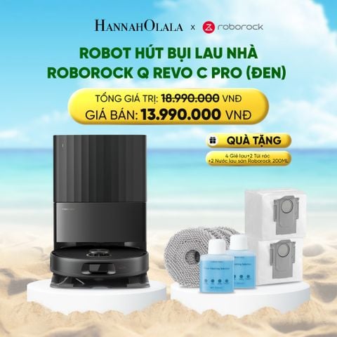  DEAL 2: ROBOT HÚT BỤI LAU NHÀ ROBOROCK Q REVO C PRO 