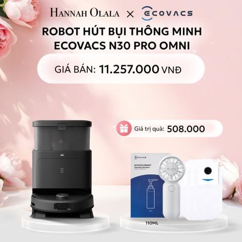  E277: DEAL 6: ROBOT HÚT BỤI THÔNG MINH ECOVACS N30 PRO OMNI 
