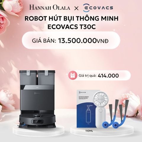  E275: DEAL 5: ROBOT HÚT BỤI THÔNG MINH ECOVACS T30C 