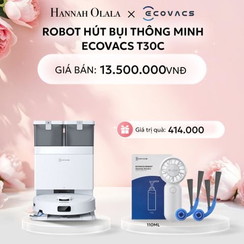  E275: DEAL 5: ROBOT HÚT BỤI THÔNG MINH ECOVACS T30C 