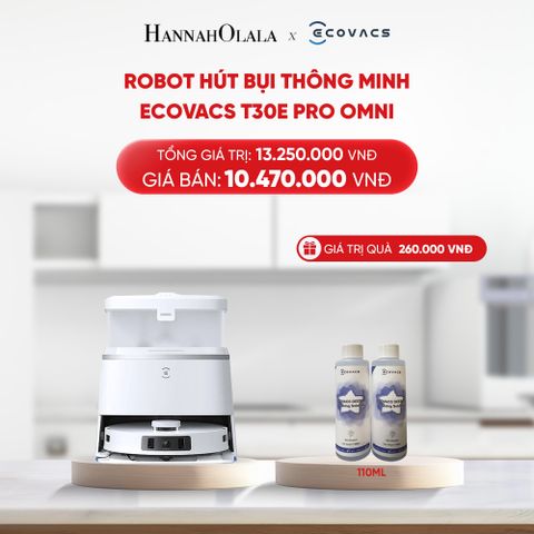  DEAL 5: ROBOT HÚT BỤI THÔNG MINH ECOVACS T30E PRO OMNI 