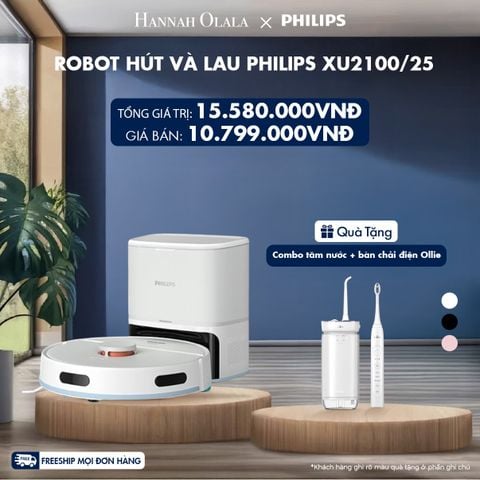  M90_DEAL 1: ROBOT HÚT VÀ LAU PHILIPS XU2100/25 