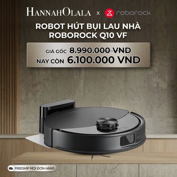  DEAL 1: ROBOT HÚT BỤI LAU NHÀ ROBOROCK Q10 VF 