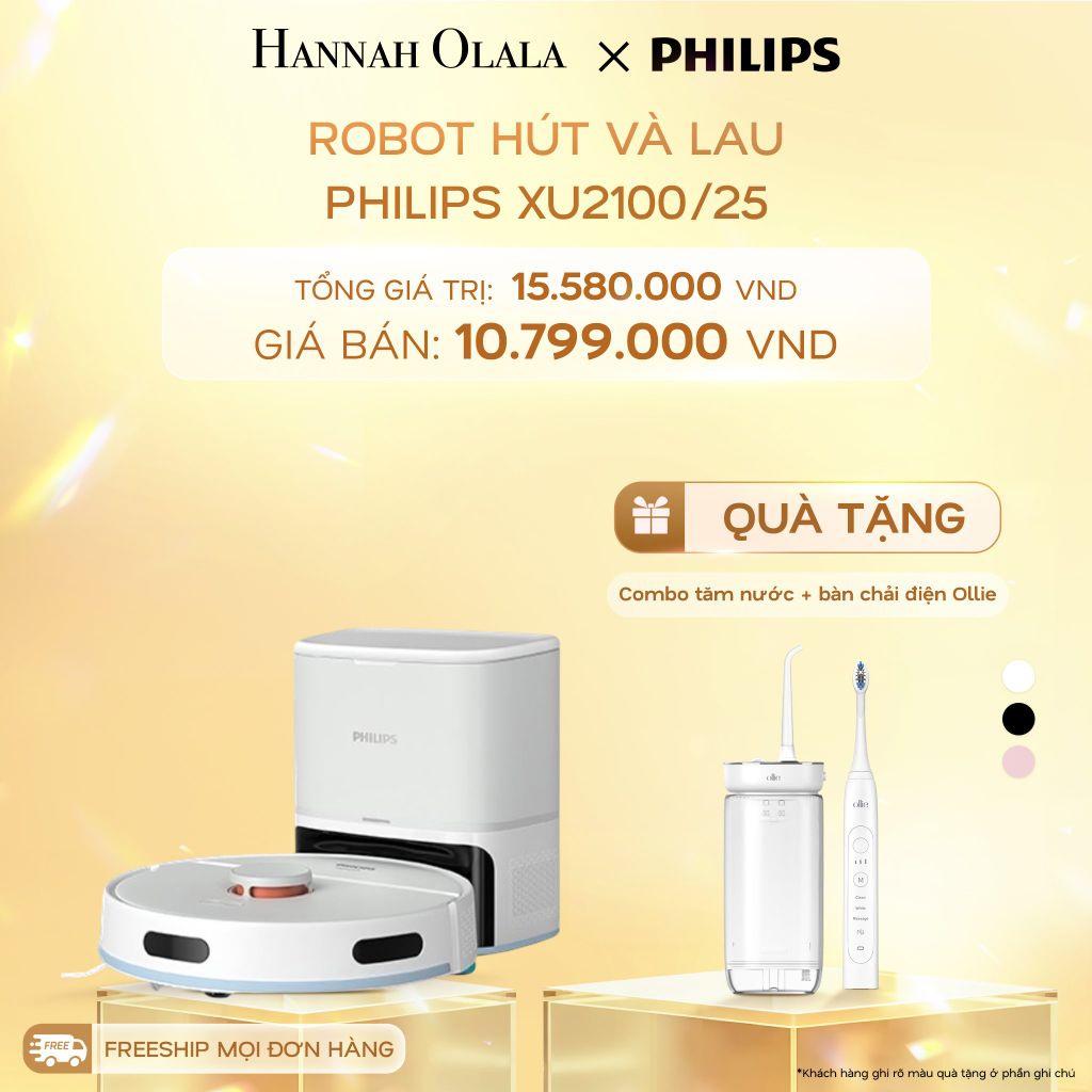  DEAL 01: ROBOT HÚT VÀ LAU PHILIPS XU2100/25 